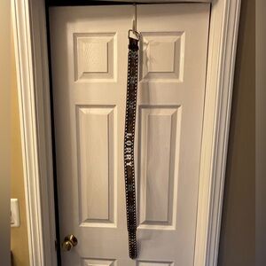 Vtg Tony Lama Hand Tooled Leather Belt Floral Detail "LORRY" 38 in Western/Rodeo